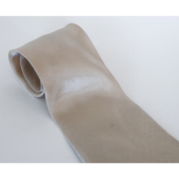 VTG 90s Le Monde Iridescent Necktie Business Corporate Wedding Classic Grandpa - Picture 6 of 13